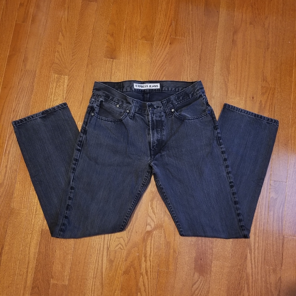 Mens Express Kingstone Jeans 30x32 Classic Fit